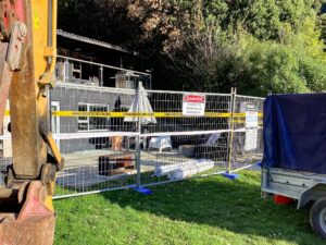 image of Scope Group demolition and deconstruction underway at Becks Bay project in Marlborough, NZ