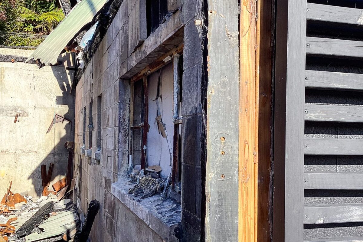 image of Scope Group demolition underway at Becks Bay project in Marlborough, NZ