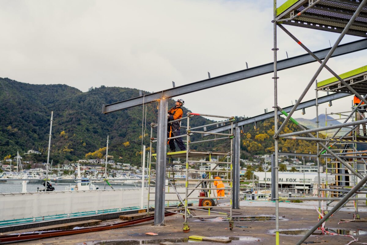 image of Picton terminal in the process of being demolished and stripped out by Scope Group