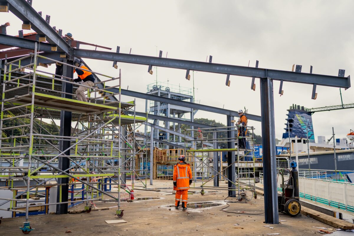 image of Picton terminal in the process of being demolished and stripped out by Scope Group