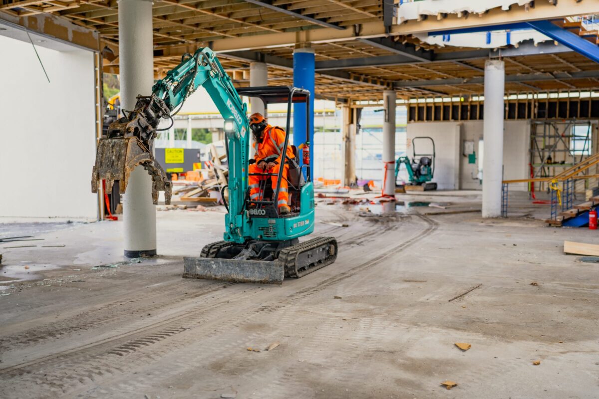 image of Picton terminal in the process of being demolished and stripped out by Scope Group