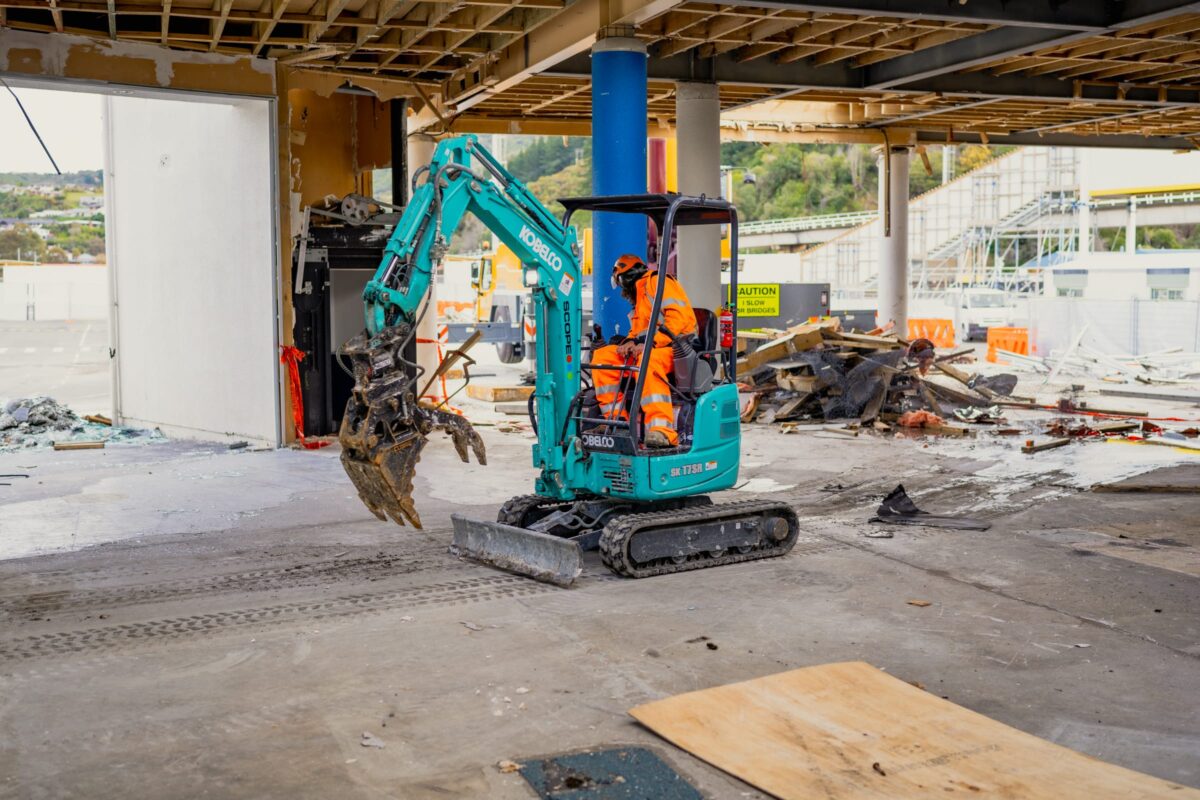 image of Picton terminal in the process of being demolished and stripped out by Scope Group