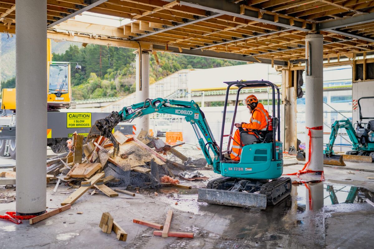 image of Picton terminal in the process of being demolished and stripped out by Scope Group