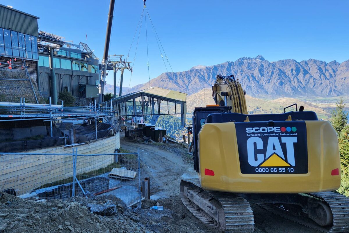 image of Scope Group providing demolition and deconstruction services at Queenstown Skyline Gondola in NZ