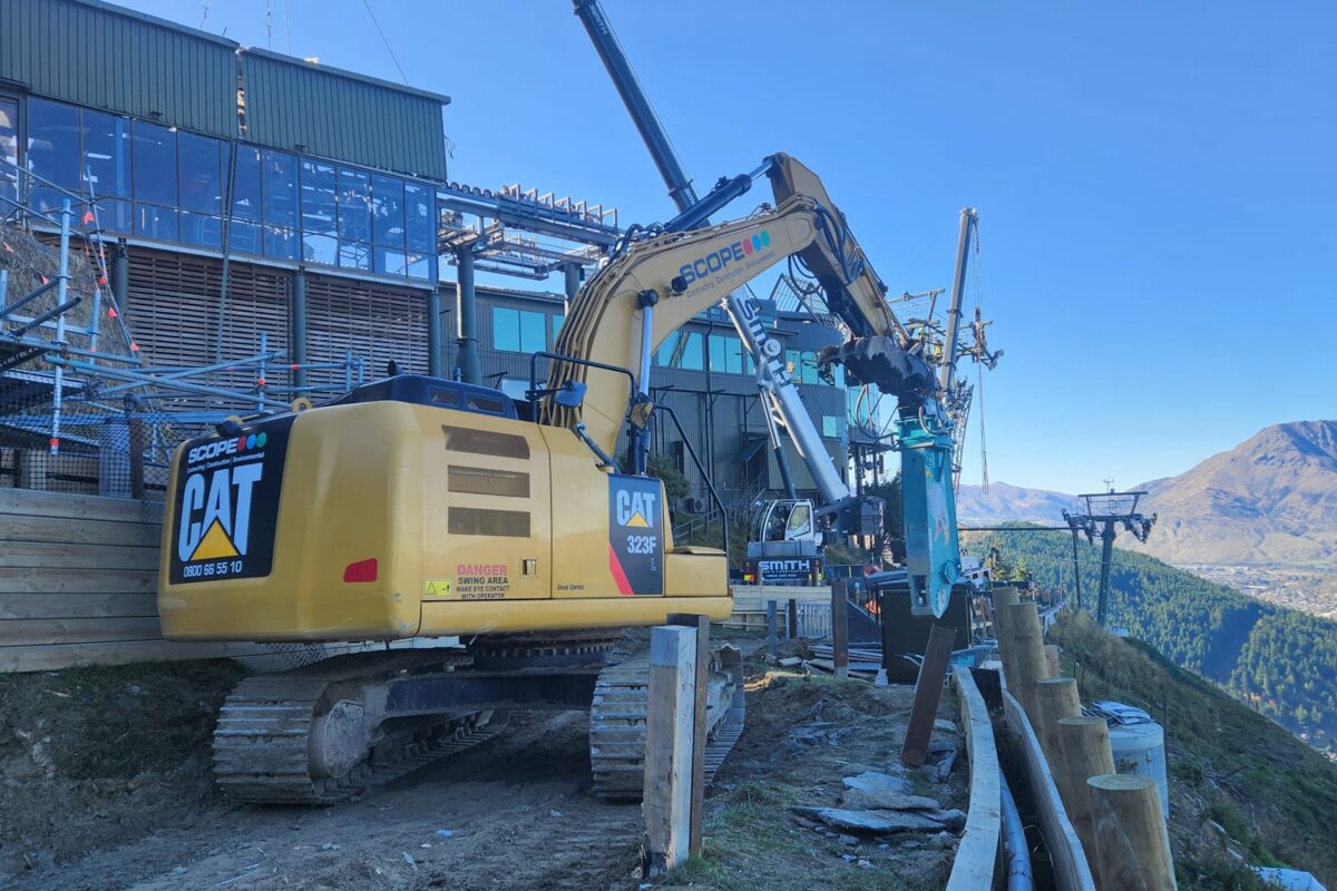 image of Scope Group providing demolition and deconstruction services at Queenstown Skyline Gondola in NZ