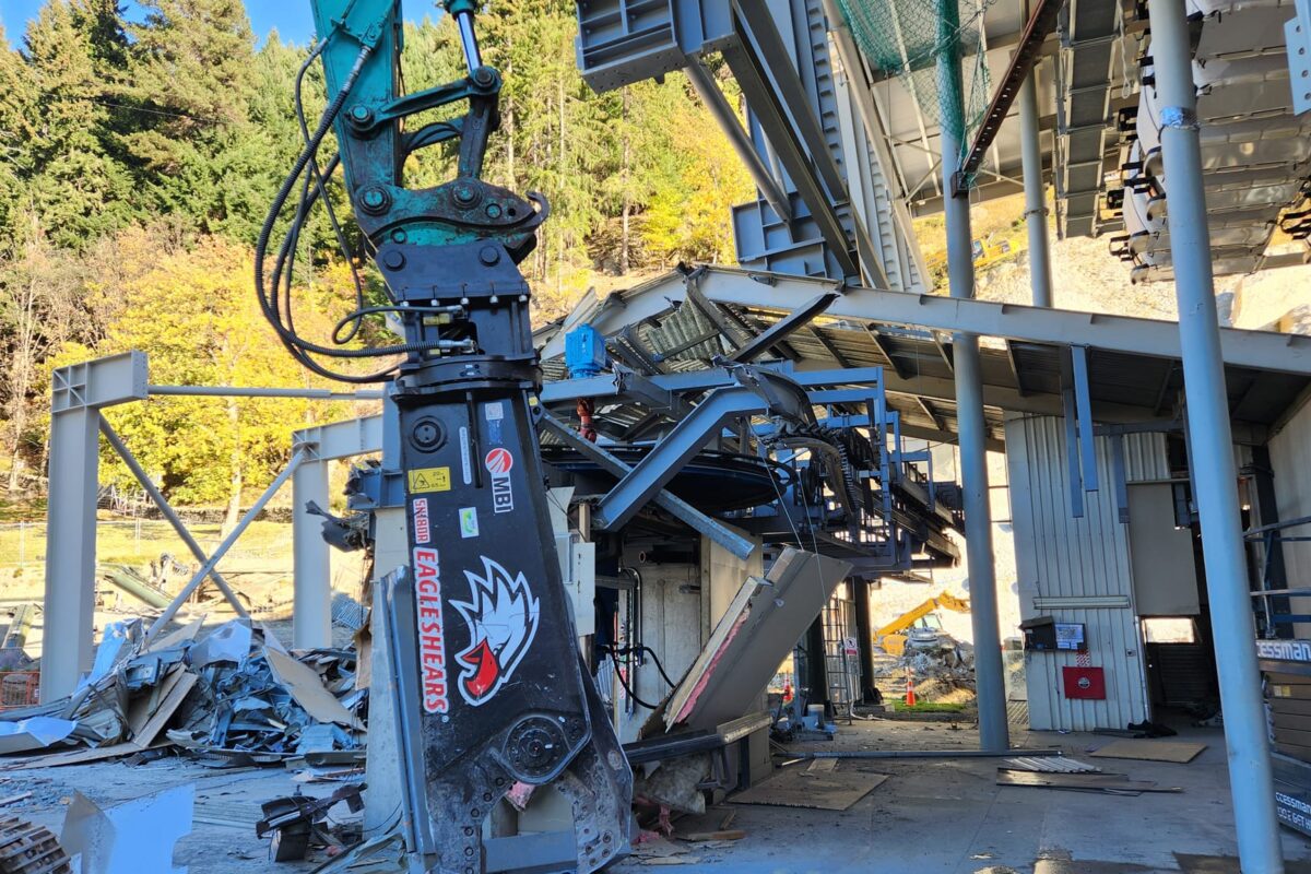 image of Scope Group providing demolition and deconstruction services at Queenstown Skyline Gondola in NZ